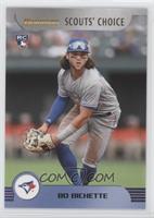 1999 Bowman Scouts' Choice Design - Bo Bichette #/905