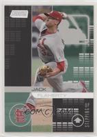 2001 Stadium Club Football Stepping Up Design - Jack Flaherty #/460