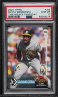 1992 Stadium Club Football Legend Design - Rickey Henderson [PSA 10 G…