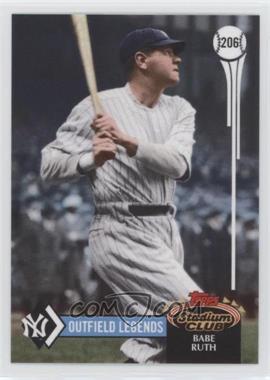 2020 Topps Throwback Thursday #TBT - Online Exclusive [Base] #206 - 1992 Stadium Club Football Legend Design - Babe Ruth /848