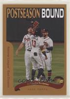 Postseason Bound on 2002 Playoff Bound Design - Atlanta Braves Team #/385