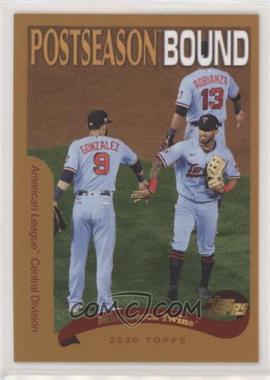 2020 Topps Throwback Thursday #TBT - Online Exclusive [Base] #240 - Postseason Bound on 2002 Playoff Bound Design - Minnesota Twins Team /385