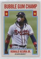 1976 Topps Bubble Gum Champ Design - Ronald Acuna Jr. #/615