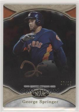 2020 Topps Tier One - Prime Performers Autographs - Bronze Ink #PPA-GSP - George Springer /25