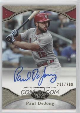 2020 Topps Tier One - Prime Performers Autographs #PPA-PDE - Paul DeJong /299