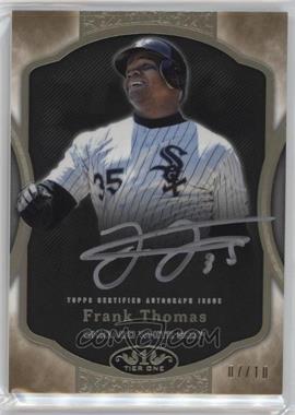 2020 Topps Tier One - Tier One Autographs - Silver Ink #T1A-FT - Frank Thomas /10