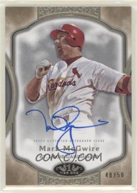 2020 Topps Tier One - Tier One Autographs #T1A-MM - Mark McGwire /50