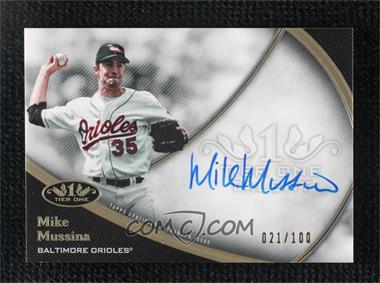 2020 Topps Tier One - Tier One Talent Autographs #T1TA-MMU - Mike Mussina /100