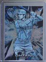 Shohei Ohtani (2018 Topps Fire Blue Chip) #/4