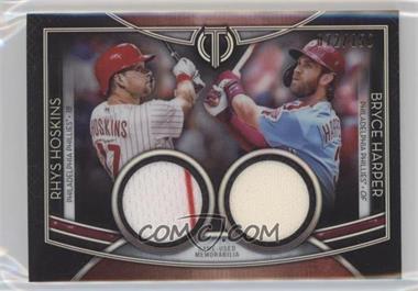2020 Topps Tribute - Dual Player Relics #DR-HH - Bryce Harper, Rhys Hoskins /150