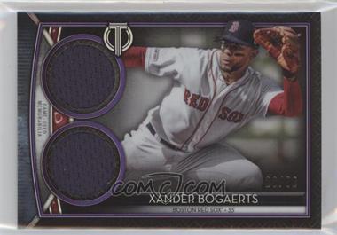 2020 Topps Tribute - Single Player Dual Relics - Purple #SDR-XB - Xander Bogaerts /50