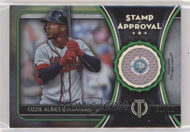 2020 Topps Tribute - Stamp of Approval Relics - Green #SOA-OA - Ozzie Albies /99