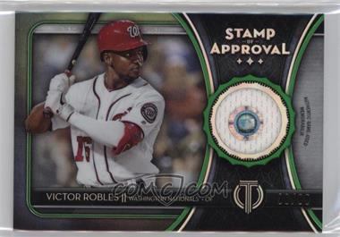 2020 Topps Tribute - Stamp of Approval Relics - Green #SOA-VR - Victor Robles /99