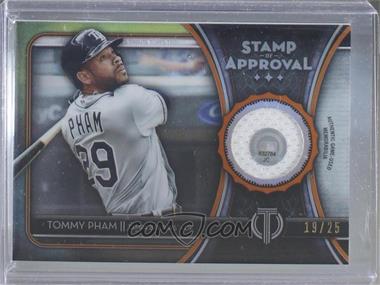 2020 Topps Tribute - Stamp of Approval Relics - Orange #SOA-TP - Tommy Pham /25