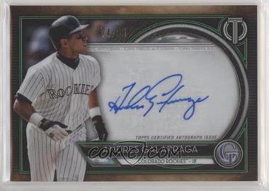 2020 Topps Tribute - Tribute Autographs - Green #TA-AG - Andres Galarraga /99