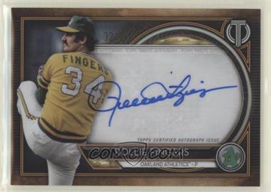 2020 Topps Tribute - Tribute Autographs - Orange #TA-RF - Rollie Fingers /25