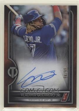 2020 Topps Tribute - Tribute to Great Hitters Autographs #TGH-VGJ - Vladimir Guerrero Jr. /99