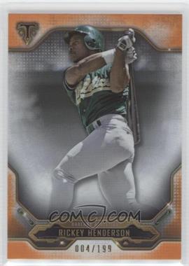 2020 Topps Triple Threads - [Base] - Amber #66 - Rickey Henderson /199