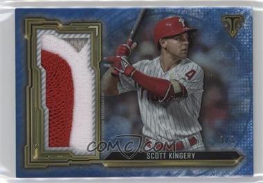 2020 Topps Triple Threads - Single Jumbo Relics - Sapphire #SJR-SK - Scott Kingery /3