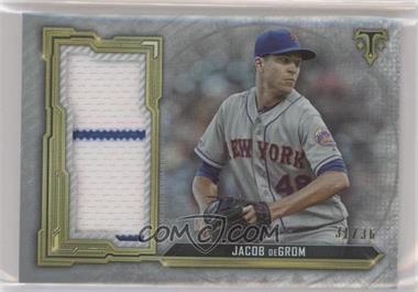 2020 Topps Triple Threads - Single Jumbo Relics #SJR-JDE - Jacob deGrom /36