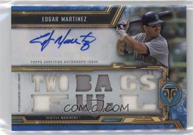 2020 Topps Triple Threads - Triple Threads Autograph Relics - Sapphire #TTAR-EM4 - Edgar Martinez /3