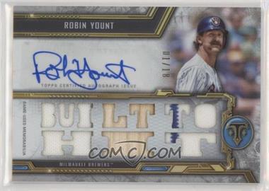 2020 Topps Triple Threads - Triple Threads Autograph Relics #TTAR-RY1 - Robin Yount /18