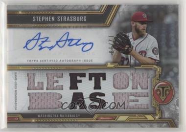 2020 Topps Triple Threads - Triple Threads Autograph Relics #TTAR-SST5 - Stephen Strasburg /18