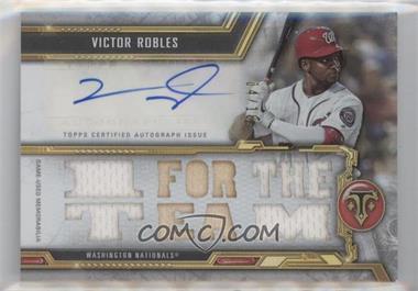 2020 Topps Triple Threads - Triple Threads Autograph Relics #TTAR-VR4 - Victor Robles /18