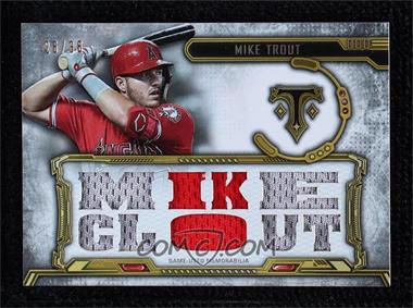 2020 Topps Triple Threads - Triple Threads Relics #TTR-MT - Mike Trout /36