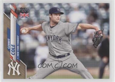 2020 Topps UK Edition - [Base] - Gold #112 - Gerrit Cole /25