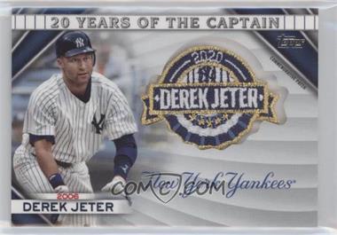 2020 Topps Update Series - 20 Years of the Captain Commemorative Patches #20YCC-06 - Derek Jeter