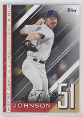 2020 Topps Update Series - A Numbers Game #NG-4 - Randy Johnson