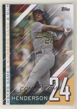 2020 Topps Update Series - A Numbers Game #NG-5 - Rickey Henderson