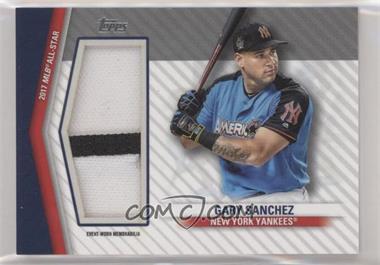 2020 Topps Update Series - All-Star Stitches Jumbo Patches #ASJ-GSA - Gary Sanchez /25