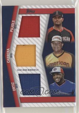 2020 Topps Update Series - All-Star Stitches Triple Relics #ASST-PCO - Miguel Cabrera, Albert Pujols, David Ortiz /50