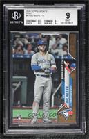 Rookie Debut - Bo Bichette [BGS 9 MINT] #/2,020