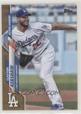 2020 Topps Update Series - [Base] - Gold #U-90 - Active Leaders - Clayton Kershaw /2020