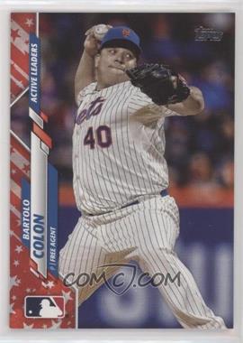 2020 Topps Update Series - [Base] - Independence Day #U-236 - Active Leaders - Bartolo Colon /76