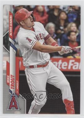 2020 Topps Update Series - [Base] #U-243 - Active Leaders - Mike Trout