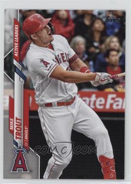 2020 Topps Update Series - [Base] #U-243 - Active Leaders - Mike Trout