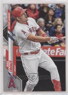 2020 Topps Update Series - [Base] #U-243 - Active Leaders - Mike Trout