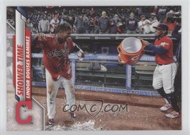 2020 Topps Update Series - [Base] #U-256 - Veteran Combos - Shower Time (Lindor Douses Ramirez)