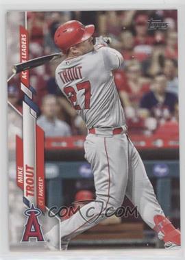 2020 Topps Update Series - [Base] #U-292 - Active Leaders - Mike Trout