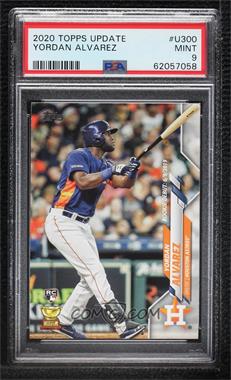 2020 Topps Update Series - [Base] #U-300.1 - Rookie Debut - Yordan Alvarez (Swinging) [PSA 9 MINT]