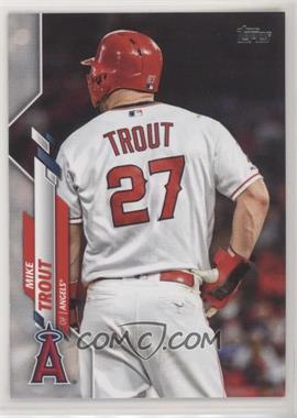2020 Topps Update Series - [Base] #U-4.3 - SSP Photo Variation - Mike Trout (Back of Jersey)