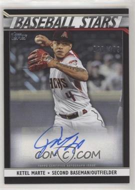 2020 Topps Update Series - Baseball Stars Autographs - Black #BSA-KM - Ketel Marte /199