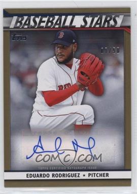 2020 Topps Update Series - Baseball Stars Autographs - Gold #BSA-ER - Eduardo Rodriguez /50