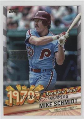 2020 Topps Update Series - Decades Best - Celebration of the Decades #DB-MSC - Batters - Mike Schmidt