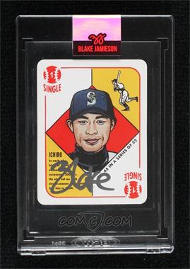 2021 1951 Topps by Blake Jamieson - [Base] - Red Back Autographs #45 - Ichiro /3 [Uncirculated]
