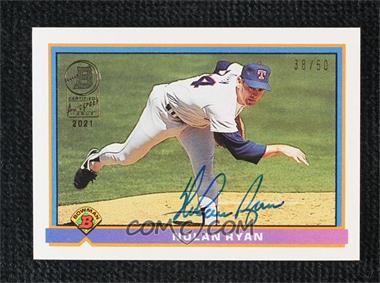 2021 Bowman - 1991 Bowman Buyback Autographs #280 - Nolan Ryan /50